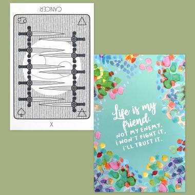 The Fox Tarot Pips Edition and Less Anxiety Affirmation Cards