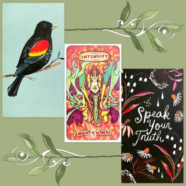 Illusori Tarot 27 and How to Be a Wildflower Deck