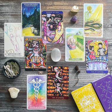 Really F*ing Obvious Divination Cards and the Sacred Bridges Tarot