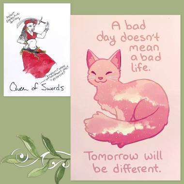 Broke B Tarot and Thera-Pets Animal Support Affirmation Cards