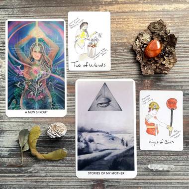 Spiral Oracle and Broke B Tarot