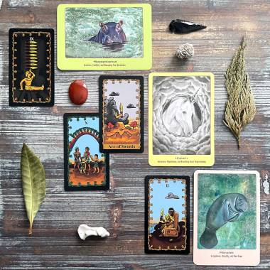 Animal Love Oracle Cards and Tarot of the Nile