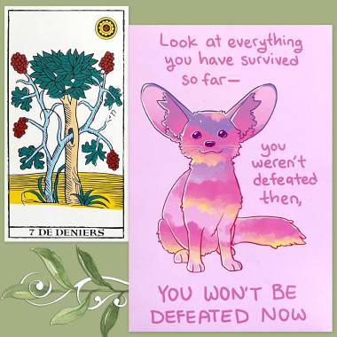 Tarot de Marseille of the New Incarnation and Thera-Pets Emotional Support Animal Cards