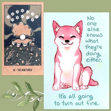 Transient Light Tarot and Thera-Pets Emotional Support Animal Cards