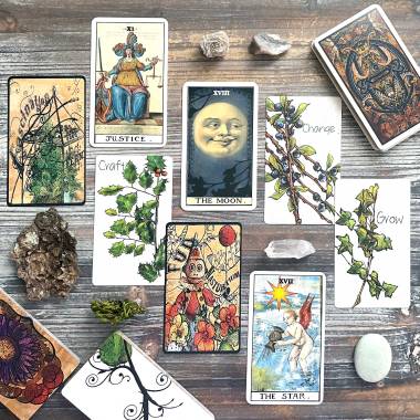 Smoke & Roses Oracle, Roots Oracle, Serpent and the Peacock Tarot