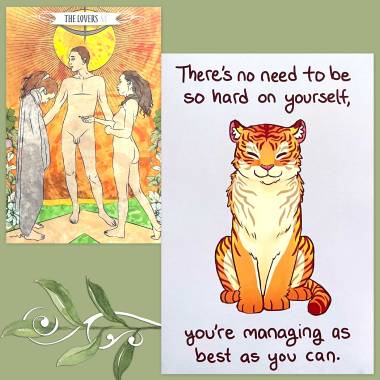 CW Tarot and Thera-Pets Emotional Support Animal Cards