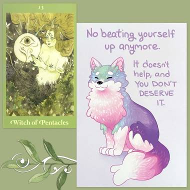 L'Œil de L'Âme Tarot and Thera-Pets Emotional Support Animal Cards