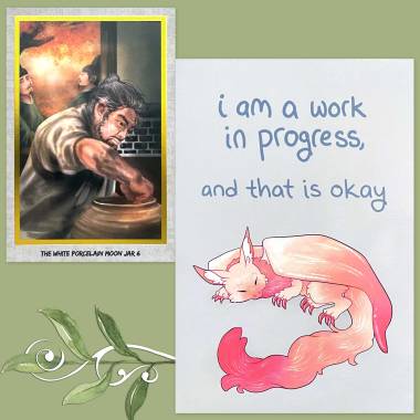 Korean Tarot and Thera-Pets Emotional Support Animal Cards