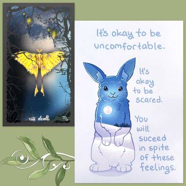 Meraki Tarot and Thera-Pets Emotional Support Animal Cards