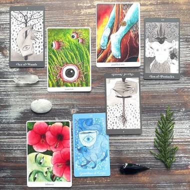 Zombie Diaries Oracle and L'Œil de L'Âme Tarot