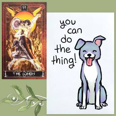 Cult of Weimer Tarot and Thera-Pets Emotional Support Animal Cards