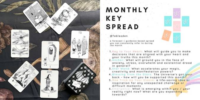 Monthly Key Lenormand Reading - House of Shadows Lenoracle