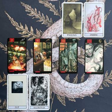 Gothic Tarot of Vampires and the Trauma Tarot Oracle