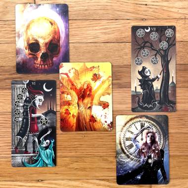 Halloween Oracle and the Deviant Moon Tarot