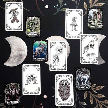Crypto-Terra Myths and Monsters Cards and Skele-Tarot