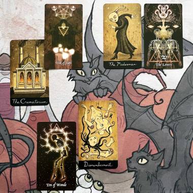Patrick Valenza's Abandoned Oracle and the Pazzol Tarot