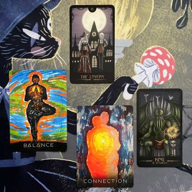 Wisdom of the Shadows Oracle and Gothic Horror Tarot