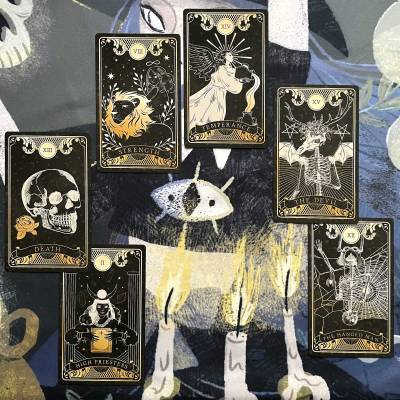 Halloween Ephemera Tarot