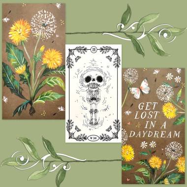 Skele-Tarot and How to Be a Wildflower Deck