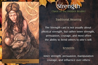Tarot of the Hidden Realm - Strength