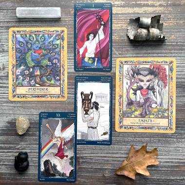 Secret Woods Cards and Tarot of the Mystic Spiral