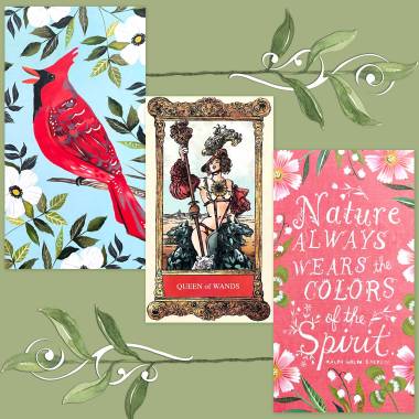 Valentina Tarot and How to Be a Wildflower Deck
