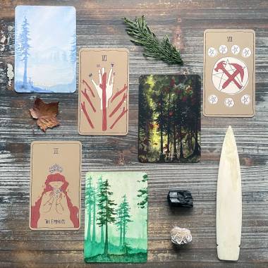 The Crystal Forests Oracle and Personal Space Tarot