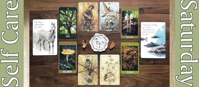 Hush Tarot, Mystic Grove Oracle, Mystic Mushroom Oracle, Power Animals Oracle