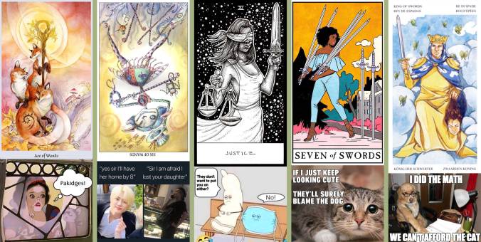 Shadowscapes Tarot, Joie de Vivre Tarot, Corinne Elyse Tarot, Modern Witch Tarot, Tarot Elements