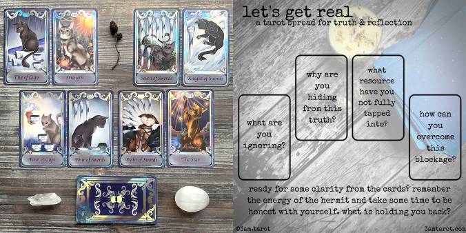 Let's Get Real Tarot Reading - The Crooked Cat Tarot