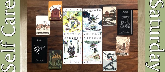 Transparent Owl Tarot, The Outdoors Oracle, Yoru no Sumi-E Dark Edition