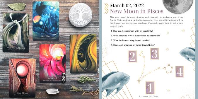 New Moon in Pisces Reading with the Sufi Wisdom Oracle