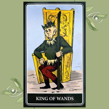 Oz Tarot - King of Wands