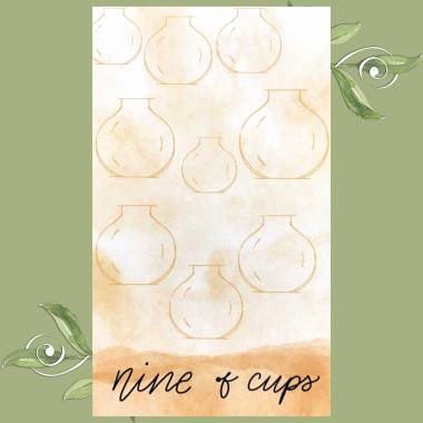 The Houseplant Tarot - Nine of Cups