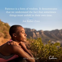 #dailycalm on the Calm app