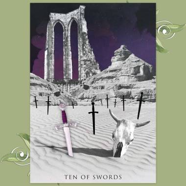 Ethereal Alchemist Tarot - Ten of Swords