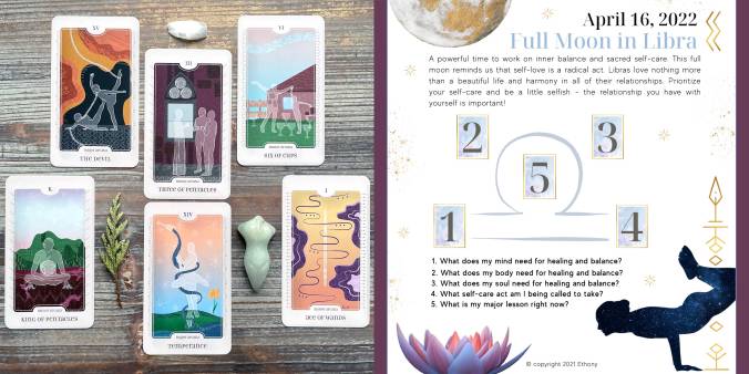 Full Moon in Libra Tarot Reading with the Tranquil Tarot