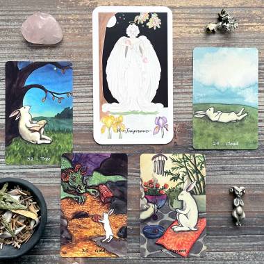 Nashika's Rabbit Oracle and Lovely Day Tarot