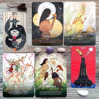 Seasons of the Witch Beltane Oracle and Tarot of the Starbound Phantasia