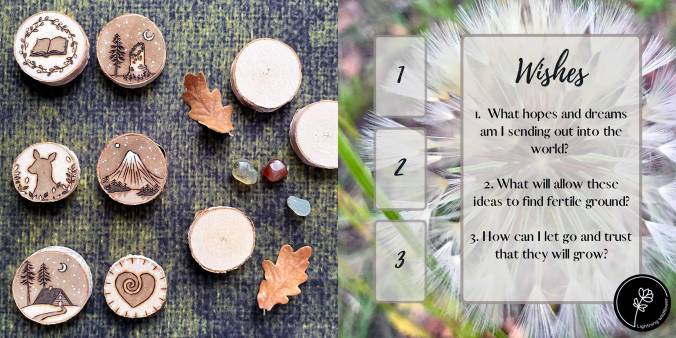 Wishes Lenormand Reading with the Wildera Wooden Lenormand