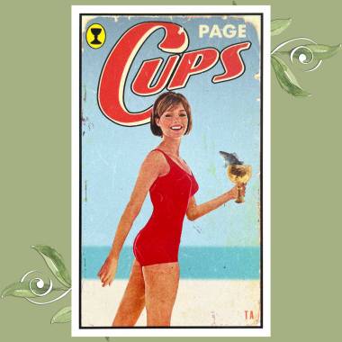 Pulp Tarot - Page of Cups
