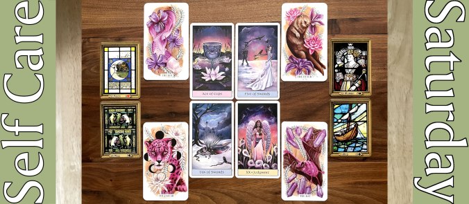 Crystal Visions Tarot, Joyseeker Oracle, and Heloise Lenormand