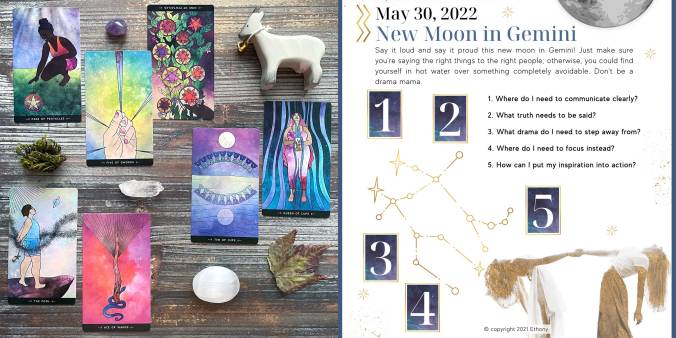 New Moon in Gemini Tarot Reading with The Zenned Out Journey Tarot