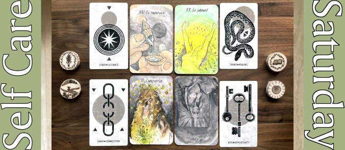 Le Tarot Aux Ramures Étranges, Mystical Musings Oracle, The Wooden Wildera Lenormand