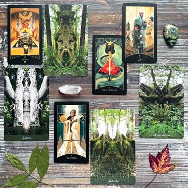 Dungeons & Dragons Tarot and Tree Whisper Oracle Vol 2 The Secret Garden