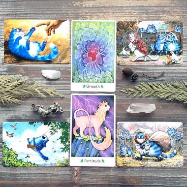 Affirmations of the Fairy Cats Oracle and Терапия Счастьем