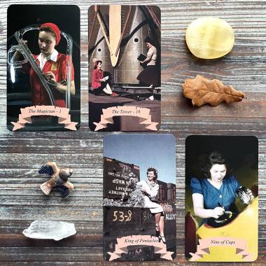 The Real Rosie the Riveters of WWII Tarot