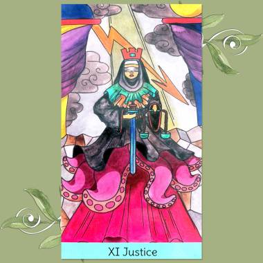Sea Witch Tarot - Justice