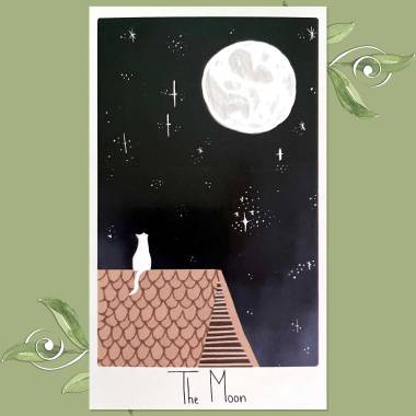 Considerate Cat Tarot - The Moon