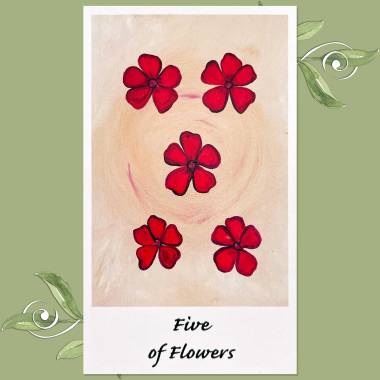 Tarot of Hellen - Five of Flowers